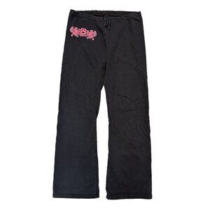 Vintage 187 Inc Grunge Womens Pants Black Y2K Sweatpants Brass Knuckles Large